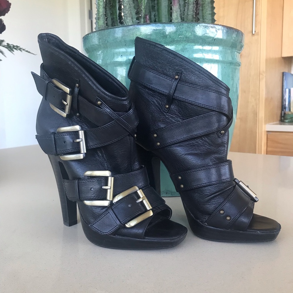 Leather Booties - image 1